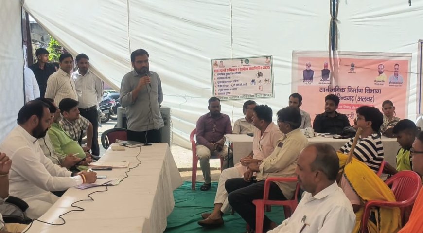 रामगढ़ विधायक सुखवंत सिंह ने गोविंदगढ़ मे बाटें पट्टे,प्रधानमंत्री आवास,शौचालय की किस्त के सोपें  चेक