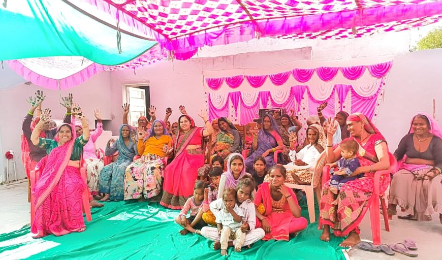 ग्राम मानखेडा में करवा चौथ के मौके पर सामूहिक मेंहदी कार्यक्रम हुआ आयोजित