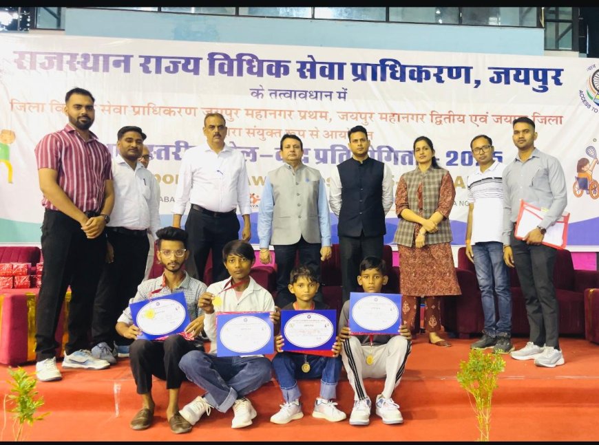 विधिक द्वारा आयोजित संभाग स्तरीय दिव्यांग खेल प्रतियोगिता में गोविंदगढ़ के दिव्यांगों ने जीते गोल्ड मैडल