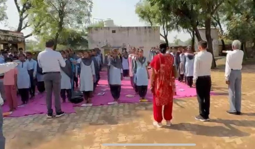 विद्यार्थियों तथा अध्यापकों ने  विश्व मानक दिवस के उपलक्ष में  ली गुणवत्ता की शपथ