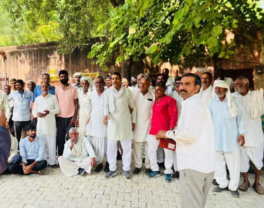 सबलगढ़ बनेठी में 11 सूत्रीय मांगों पर गुर्जर समाज ने एकत्रित होकर सभी मांगों का किया समर्थन