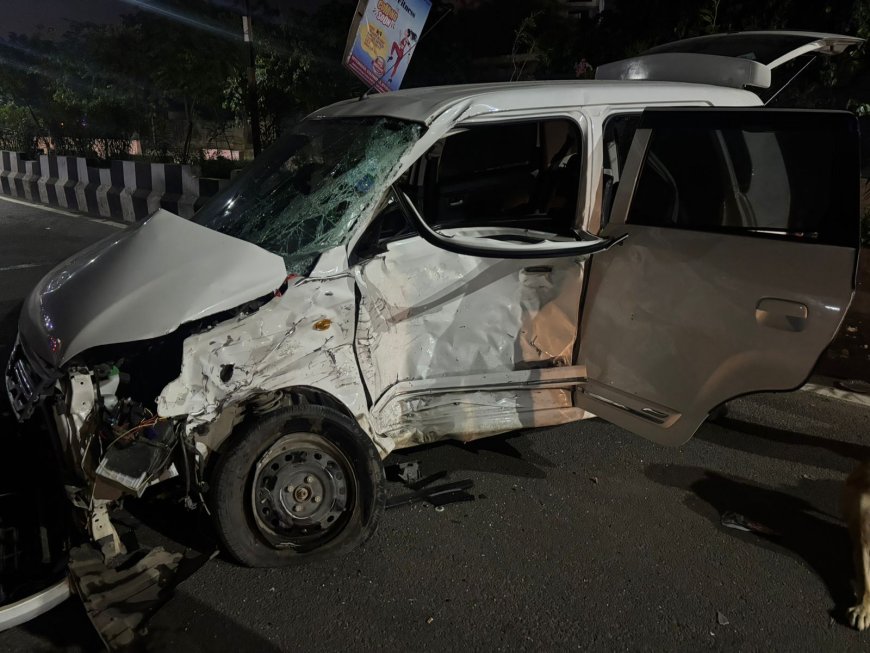 भिवाड़ी में दर्दनाक सड़क हादसा: दो युवकों की मौत, एक गंभीर घायल जयपुर रैफर