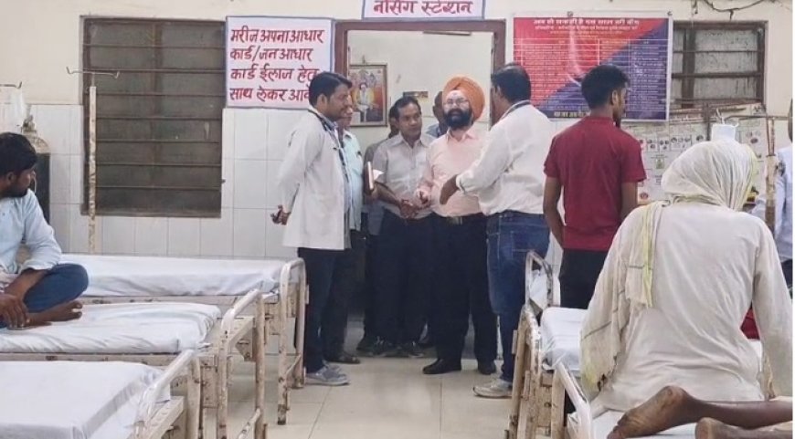 स्टेट टीबी निदेशक का राजगढ़ अस्पताल में निरीक्षण दिए सुधार के आवश्यक दिशा निर्देश