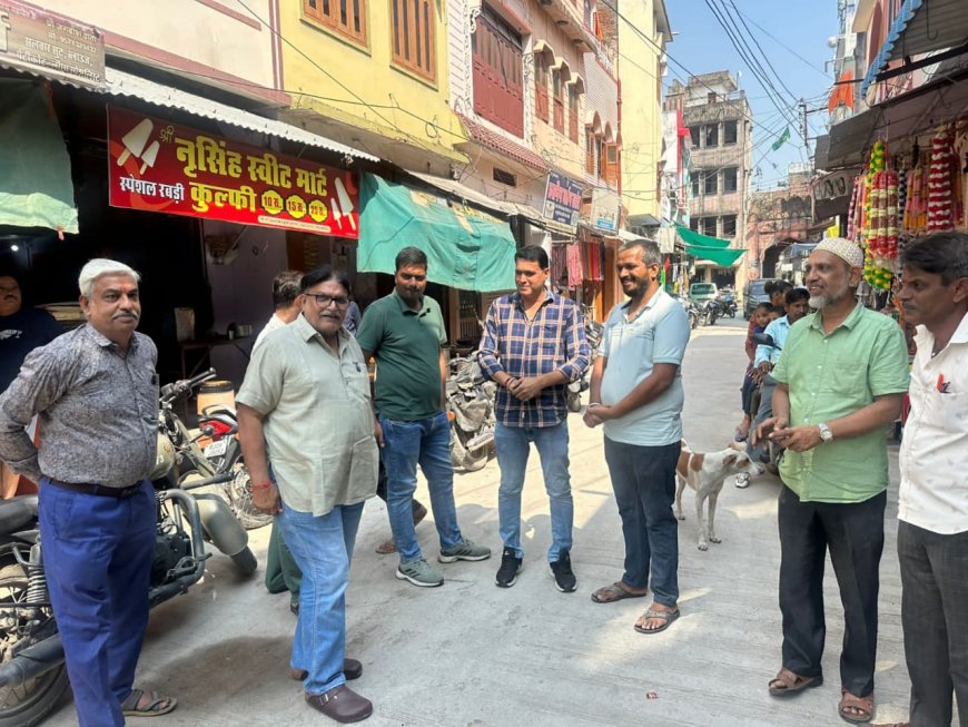 भीण्डर में सड़कों के निर्माण कार्यों का पूर्व विधायक रणधीर सिंह भीण्डर ने किया निरीक्षण, आमजन ने बताई संतुष्टि