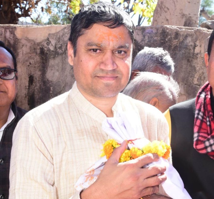 निरंजन बड़ाया रामेश्वर धाम सकट ट्रस्ट के अध्यक्ष नियुक्त