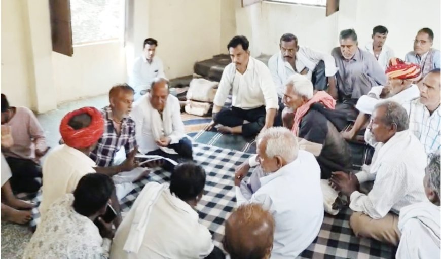 ओझागर सेन समाज की बैठक में धोवरा प्रथा को बन्द किया, नव निर्मित  सराय का 4 नवम्बर को उद्घाटन