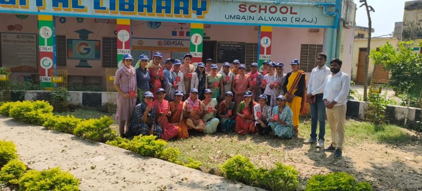 महिला सशक्तिकरण की दिशा में 6 दिवसीय पेंटिंग प्रशिक्षण का हुआ समापन