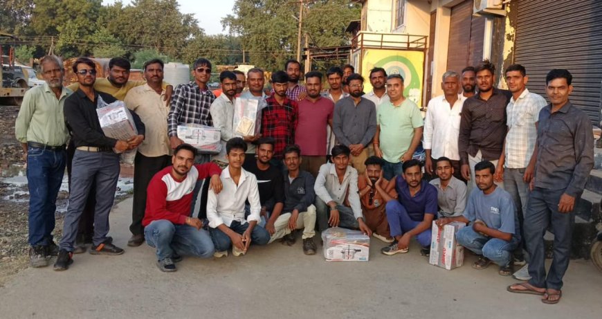 सनटेक कंपनी ने मनाया दीपावली स्नेह मिलन समारोह