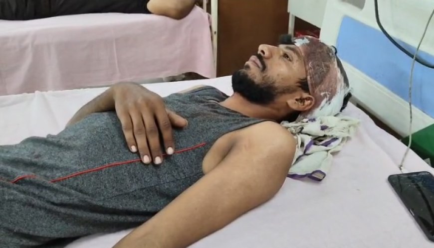 रुपये के लेनदेन के विवाद मे युवक पर जानलेवा हमला,घायल अलवर रैफ़र