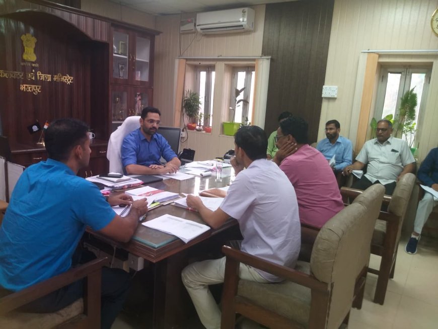 वायु प्रदूषण नियंत्रण, निवारण एवं गुणवत्ता प्रबंधन की समीक्षा बैठक आयोजित