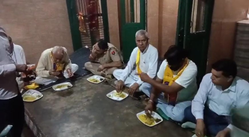 पवित्र मनन दीप सत्संग सेवा संस्थान द्वारा गोवर्धन पर अंकूट भंडारे और सत्संग का हुआ भव्य आयोजन