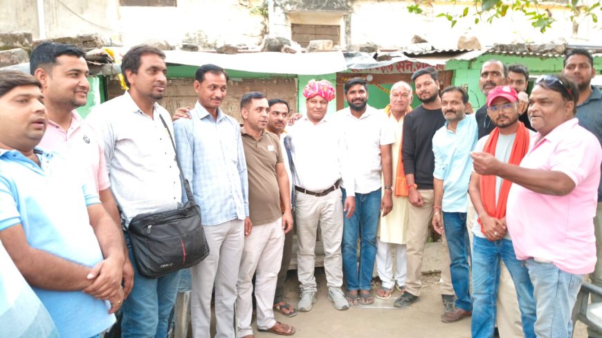 एंटी करप्शन के तुलसीराम सैनी बने जिला अध्यक्ष;  लोगों ने क्या भव्य स्वागत