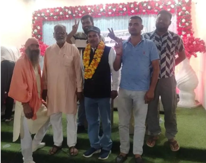 खैरथल : राजस्थान आयुर्वेद चिकित्सा अधिकारी संघ के चुनाव में अरुण मुदगल निर्वाचित