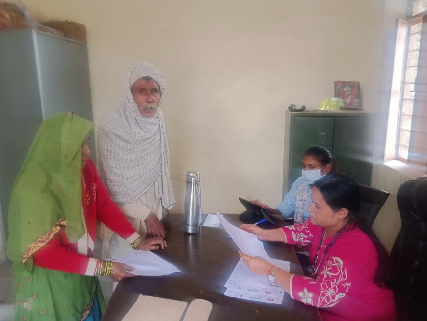 लुपिन ह्यूमन वेलफेयर एण्ड रिसर्च फाउण्डेशन अलवर द्वारा देशबन्धु जन आरोग्य सेवा स्वास्थ्य शिविर का हुआ आयोजन