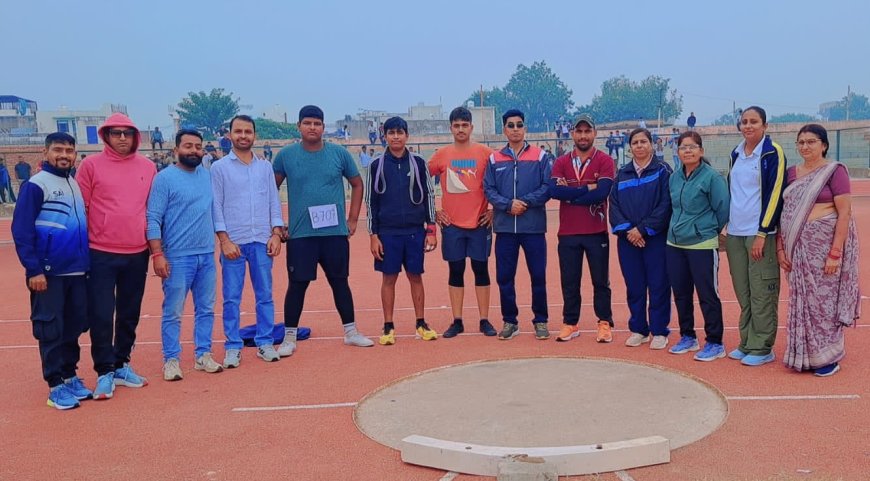राज्य स्तरीय अंडर 14 छात्र- छात्रा एथलेटिक्स क्रीडा प्रतियोगिता में कृष्णा गुर्जर ने  गोल्ड मेडल किया प्राप्त