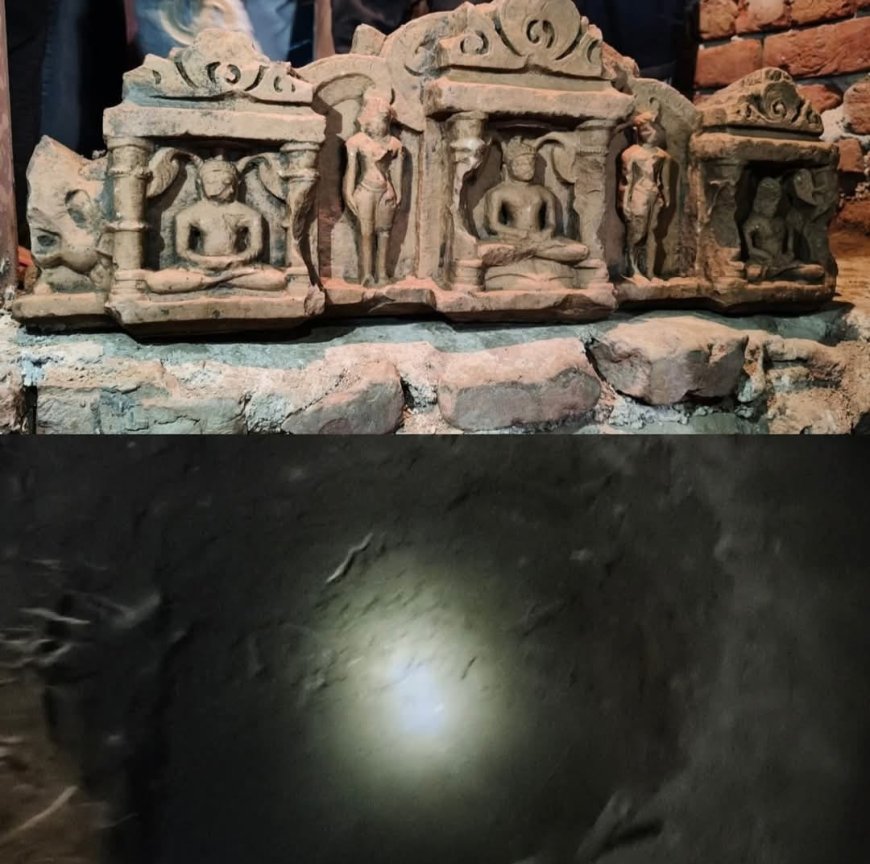 मकान निर्माण के दौरान मध्यकालीन दुर्लभ जैन प्रतिमा मिलने से ग्रामीणों के साथ जैन धर्मावलंबियों में खुशी की लहर