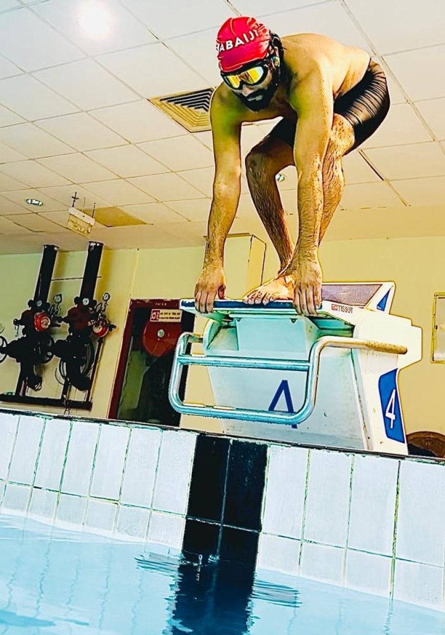 पचलंगी के लाल ने स्विमिंग के 100 मीटर बैक स्ट्रोक इवेंट में जीता सिल्वर मेडल