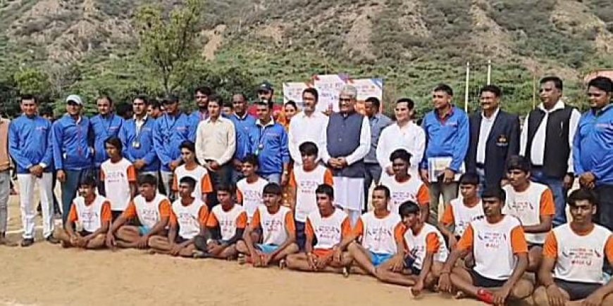 सांसद खेल उत्सव समापन समारोह पर पहुंचे सांसद भूपेन्द्र यादव