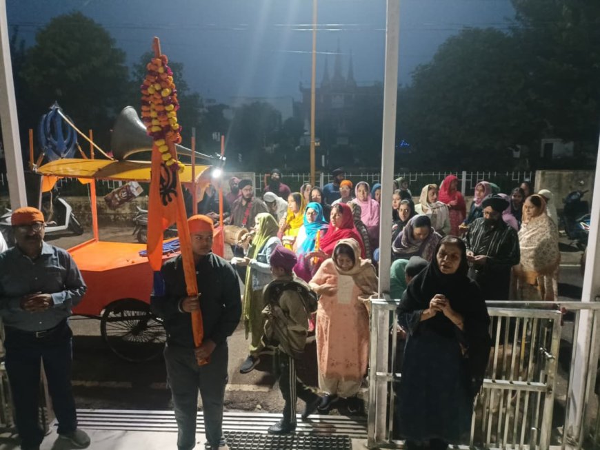 गुरुद्वारा सिंह सभा से सातवीं प्रभात फेरी का हुआ आयोजन