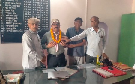 राजस्थान राज्य भारत स्काउट गाइड संघ ने किया प्रधानाचार्य का स्वागत