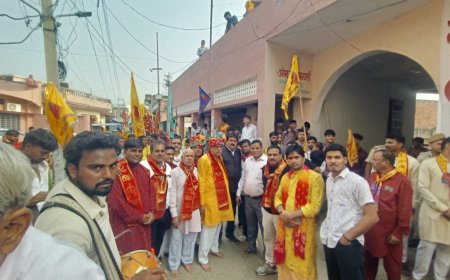 रामगढ़ में बाबा श्याम का जन्मदिन बड़ी धूमधाम से मनाया . कस्बा गुंजा जय श्री श्याम के नारों