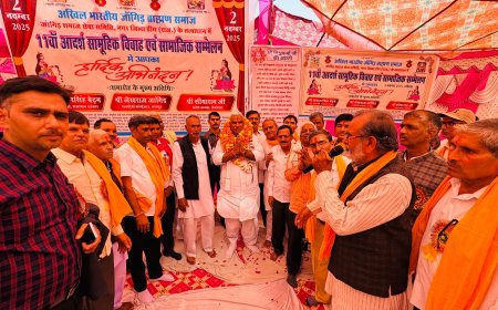 आपसी प्रेम और भाईचारे को मजबूत करते हैं सामूहिक विवाह सम्मेलन-  जवाहर सिंह बेढम