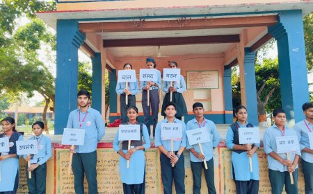 पीएम श्री वैर में संसद  प्रतिनिधियों ने चुनी अपनी सरकार