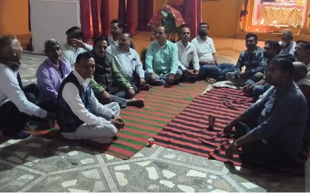 स्वीकृत केन्द्रीय विद्यालय को राजगढ़ क्षेत्र में खोले जाने की मांग को लेकर बैठक हुई आयोजित