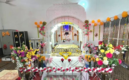 गुरु नानक जयंती पर मकराना में भव्य उत्सव, गुरुद्वारे में कीर्तन, भंडारे का हुआ आयोजन