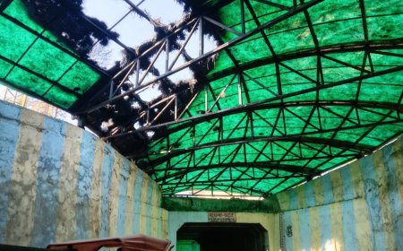 कचरे के ढेर में लगी आग, अंडरपास में धुआं  भरने से हड़कंप