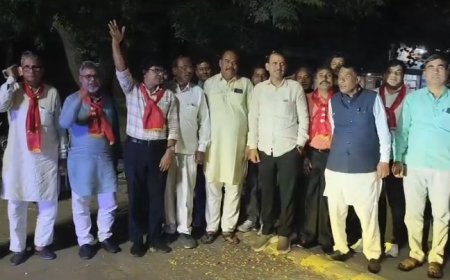 राज्य कर्मचारी संयुक्त महासंघ की चेतना यात्रा का किया स्वागत