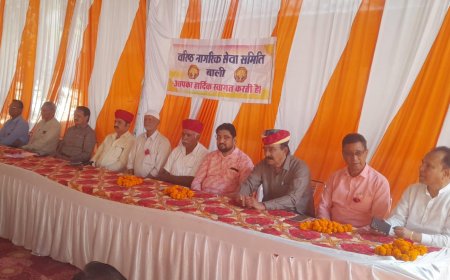 बाली वरिष्ठ नागरिक सेवा समिति का दीपावली व नव वर्ष स्नेह मिलन समारोह का हुआ आयोजन