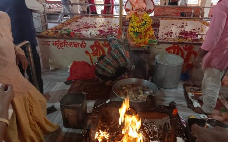 बाबा भर्तृहरि के भंडारे से विधिवत कार्यक्रम का हुआ समापन