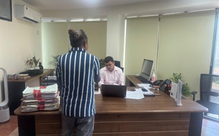 रिजर्व जमीन पर हुए अवैध निर्माण को तोड़ने व अवैध पट्टो को निरस्त करने की मांग को लेकर सौंपा ज्ञापन