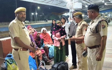 दिल्ली बम ब्लास्ट के बाद मकराना रेलवे स्टेशन पर सुरक्षा अलर्ट — जीआरपी व आरपीएफ पुलिस की संयुक्त कार्रवाई, सभी यात्रियों के बैग की गहन जांच की