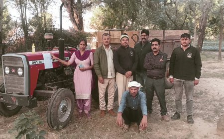 अवैध खनन का परिवहन करते एक गिरफ्तार,  ट्रैक्टर ट्रॉली बरामद