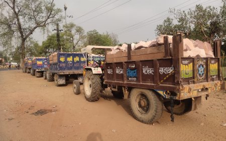 अवैध खनन रोकथाम अभियान टांय टांय फिस, अवैध खनन से उजडती पहाडियां; ग्रामीण चिन्तित,प्रशासन बना मूक-बधिर