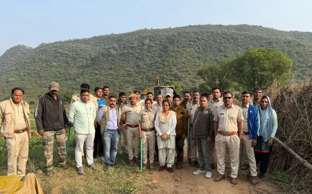 वन क्षेत्र की भूमी को कराया अतिक्रमण मुक्त