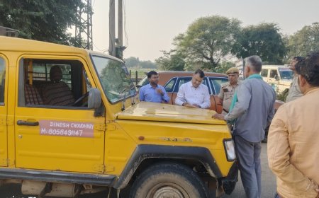 कठूमर क्षेत्र की बाल वाहिनियों में सुरक्षा मानकों के घोर उल्लंघन पर तत्काल कार्रवाई के दिये निर्देश