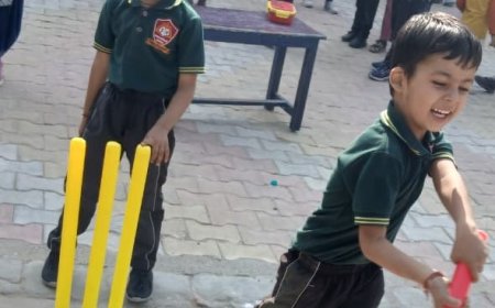 बीएम. पब्लिक स्कूल हलैना में पं.जवाहर लाल नेहरू  जयंती पर खेलकूद