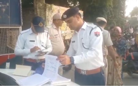 सड़क सुरक्षा अभियान को लेकर सजग हुई अलवर पुलिस की कार्यवाही