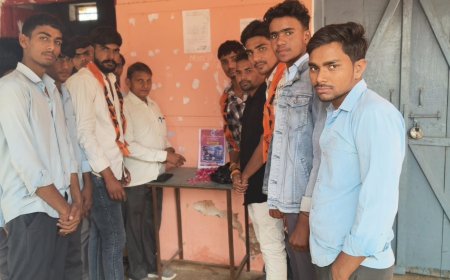 अखिल भारतीय विद्यार्थी परिषद इकाई कठूमर ने श्रद्धांजलि सभा की आयोजित