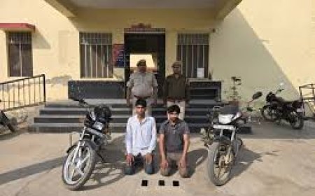 कैथवाड़ा पुलिस की कार्यवाही,  2 साइबर ठग गिरफ्तार: तीन मोबाइल फोन, तीन सिम कार्ड और दो बाइक जब्त