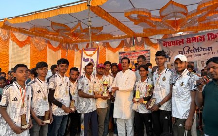 जय भीम क्रिकेट कल्प टीम रही  मेघवाल समाज क्रिकेट प्रतियोगिता की विजेता