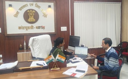 जिला निर्वाचन अधिकारी ने भरा ऑनलाइन परिगणना प्रपत्र, जिले के मतदाता भी लें सुविधा का लाभ’