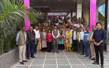 वानिकी एवं जैव विविधता विकास परियोजना का दो दिवसीय प्रशिक्षण कार्यक्रम सम्पन्न