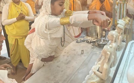 यदि जैन ने प्रथम अभिषेक कर सम्यक वर्धन दिवस मनाया