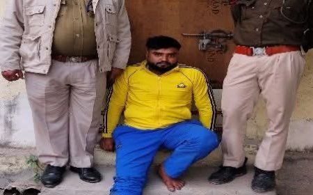 सेवर थाना पुलिस ने बड़ी कार्रवाई, 50000 रुपए इनामी बदमाश गिरफ्तार