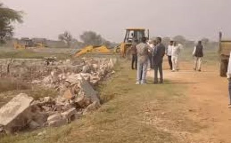 भूमाफिया बिना अप्रूव लोगों को बेच रहे थे प्लॉट, नोटिस भी जारी किए थे,  7 अवैध कॉलोनियों पर चला बुलडोजर