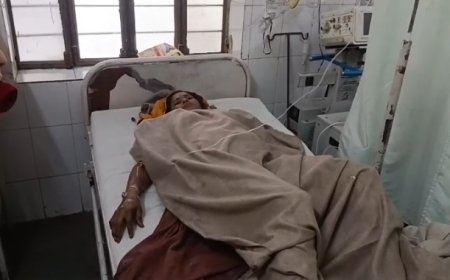 कपड़े सुखाते समय महिला करंट से झुलसी